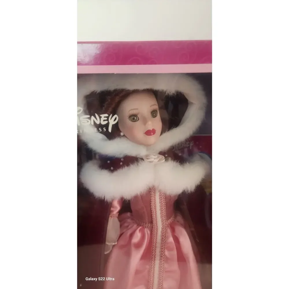 Disney Princess Belle Porcelain Doll Collectible Avon Exclusive 2002